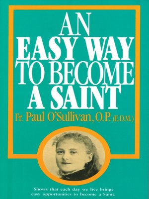 cover image of An Easy Way to Become a Saint